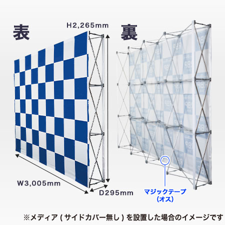 楽々バックパネル 3×4サイズについて