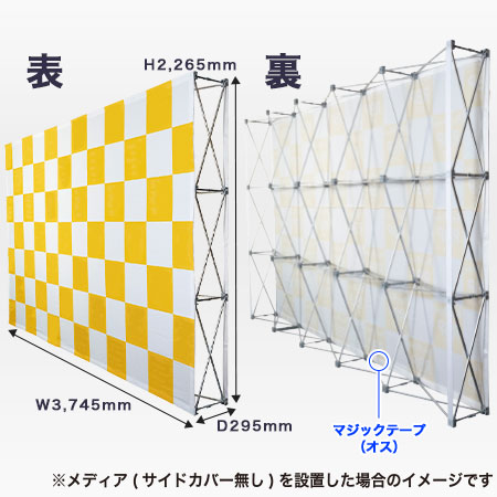 楽々バックパネル 3×5サイズについて