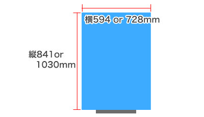 ポスターバナー（PSB-A1B1)サイズ画像