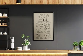 カフェイラストのデザイン例