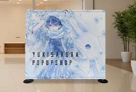 キャラクターのイラスト入りデザイン例